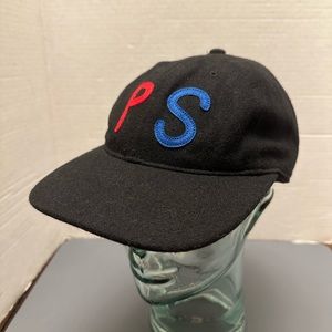 POLER Wool Black PS Camp Vibes Baseball Cap